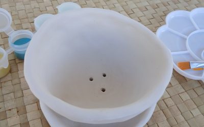 Kit M – Pot + soucoupe modelés